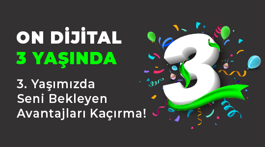 ON Dijital Bankacılık 3 Yaşında