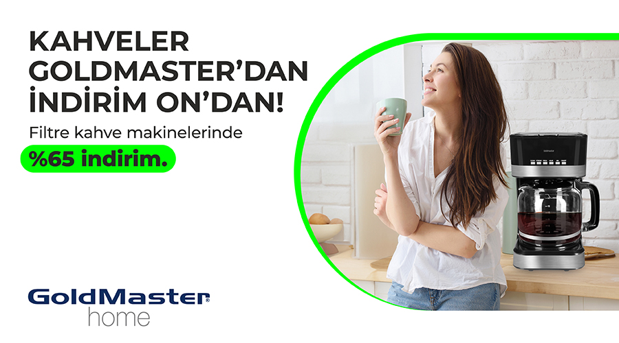 Goldmasterhome Filtre Kahve Makinesi Kampanyası