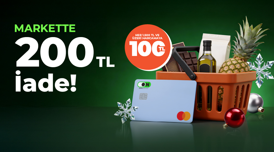 ON Kredi Kartı Market Kampanyası