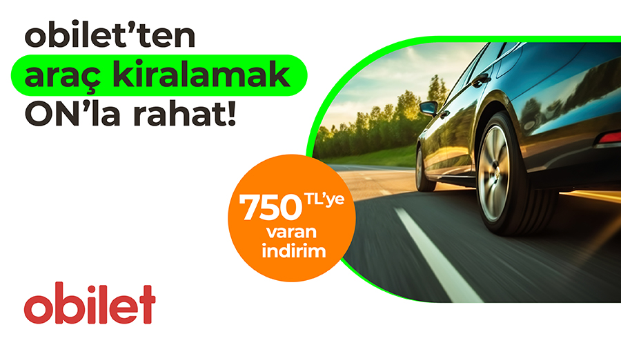 Obilet Araç Kiralama Kampanyası