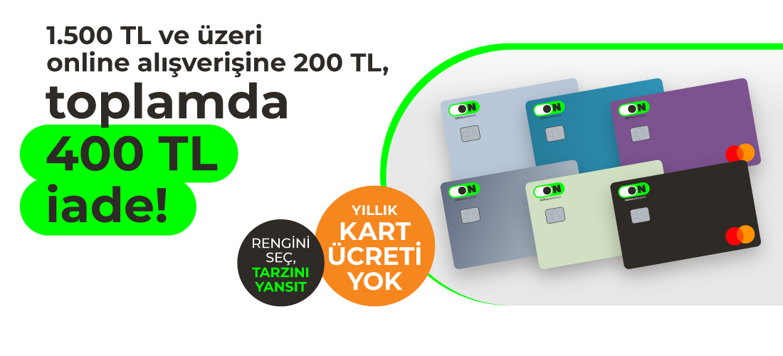 ON Kredi Kartı E-Ticaret Kampanyası