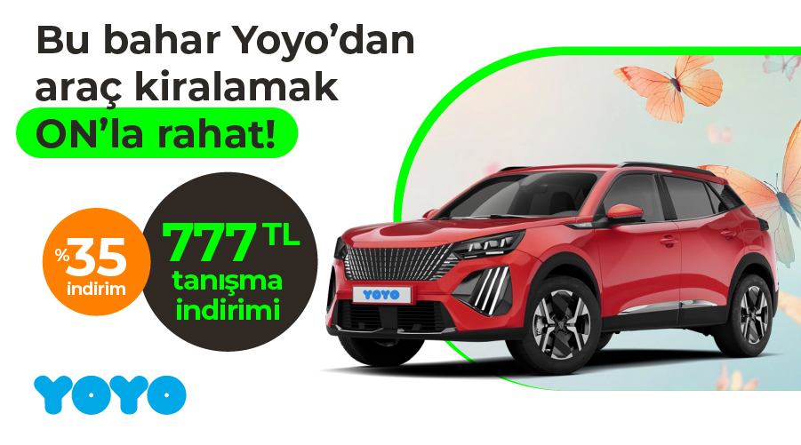 Yoyo Araç Kiralama Kampanyası