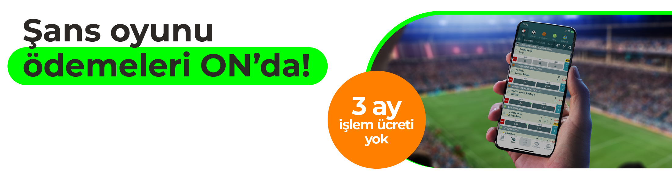 Şans Oyunu Ödemeleri