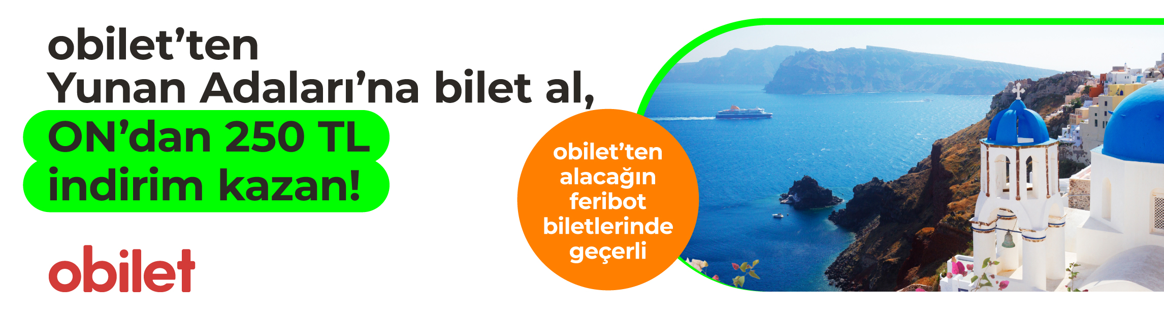 Obilet Feribot Bileti Kampanyası