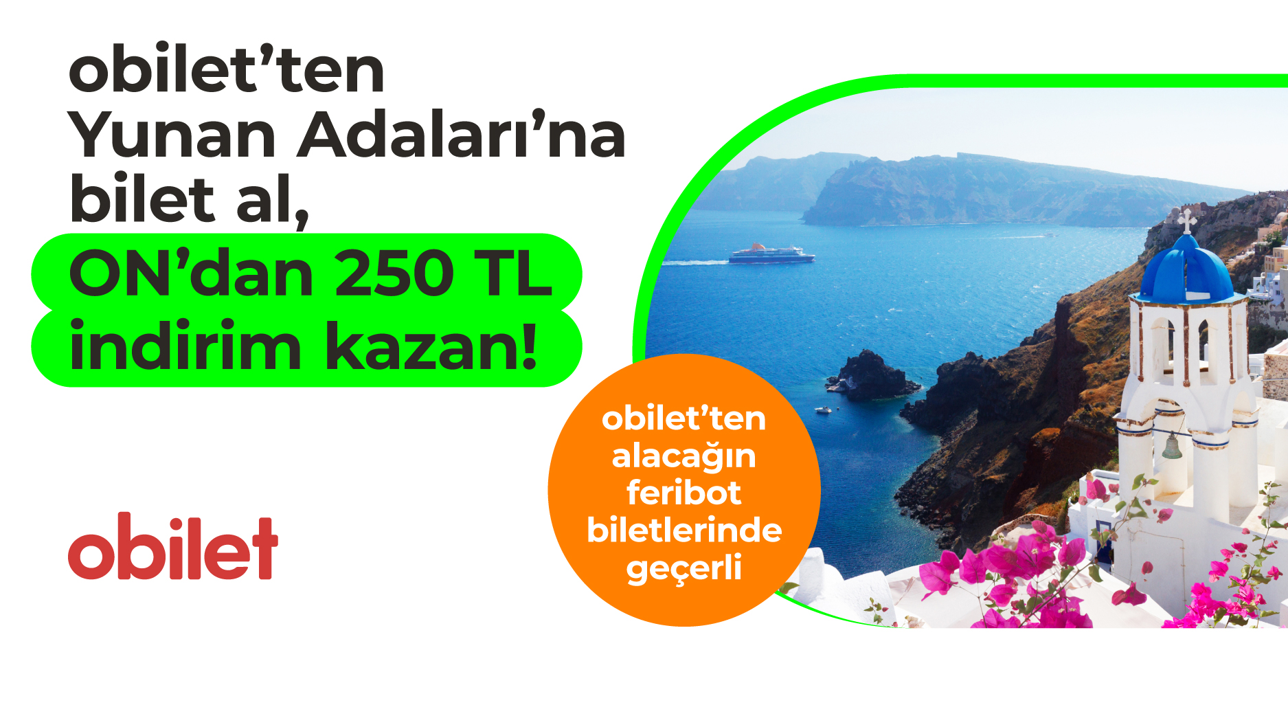 Obilet Feribot Bileti Kampanyası