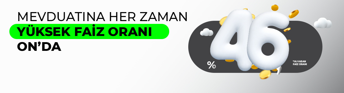 ON Hesap | Gece ve Gündüz Ayrımı Olmadan Avantajlı Faiz ON Hesap | Gece ve Gündüz Ayrımı Olmadan Avantajlı Faiz