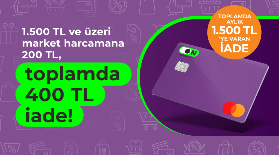 ON Kredi Kartı Market Kampanyası
