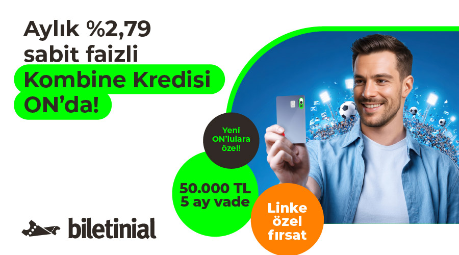 Biletinial Kombine Kredisi Kampanyası