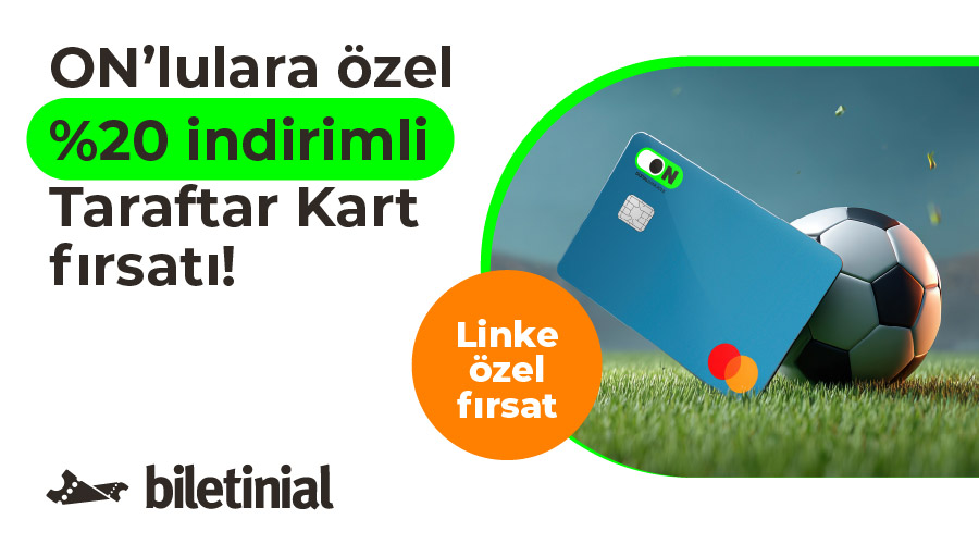 Biletinial Taraftar Kart %20 İndirim Kampanyası