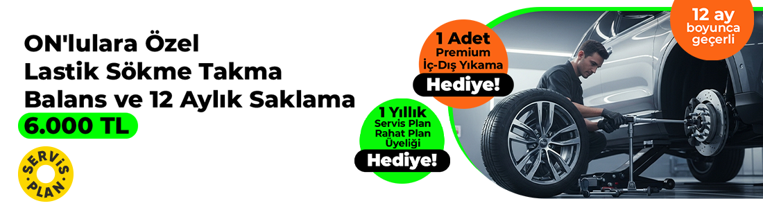 Servis Plan Lastik Saklama Kampanyası