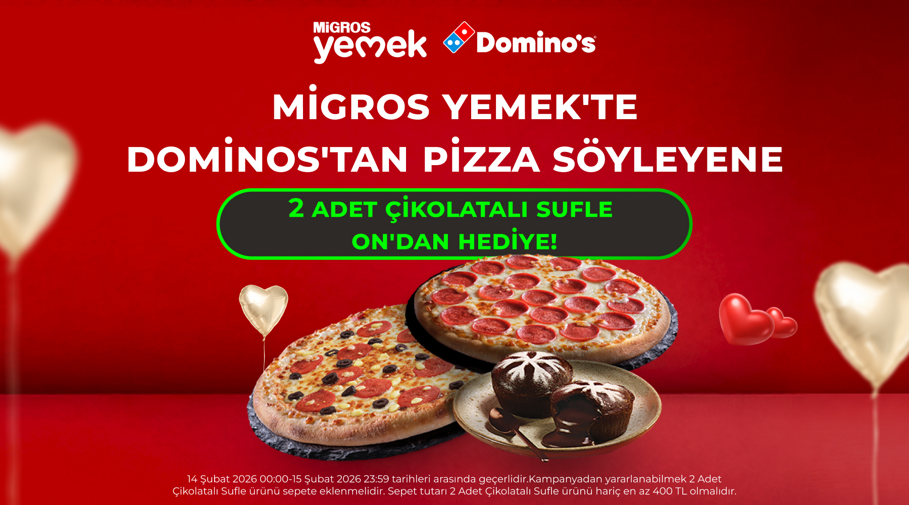 Migros Yemek Sevgililer Günü Kampanyası Migros Yemek Sevgililer Günü Kampanyası