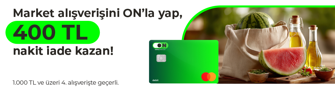 ON Banka Kartı Market Kampanyası