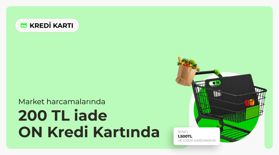 ON Kredi Kartı Market Kampanyası
