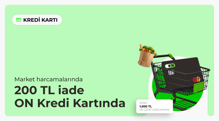 ON Kredi Kartı Market Kampanyası